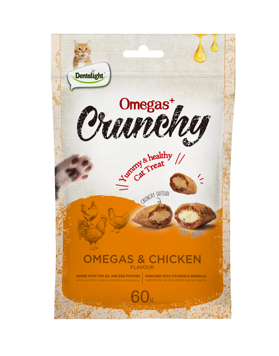 Omegas+ Crunchy Chicken flavor 60g
