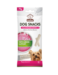 HOWBONE - DOG SNACKS HOW CHEWY Milk flavour bars·Small·Teeth & Bone Support 70g