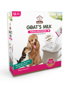 HOWBONE - DOG SNACKS Goat's Milk Formulated Powder (12 bags/color box)